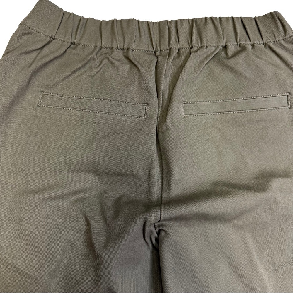 Mizrahi Live! Size 2 Light Olive Green Pull-On Pants Stretch Waist Faux Pockets - Picture 6 of 12